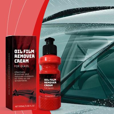 Pastă Film Ulei Parbriz Auto Acoperire Sticlă Auto Acoperire Decontaminare Curățare Transparentă 100ml