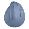 Digio2 Mini Ergonomic Wireless Mouse, Silent, 5 Buttons, BlueLED, Blue