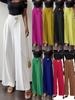 Neue einfarbige High-Waist-Freizeithosen mit geradem Bein für Damen Formelle Hosen Lange Hosen Anzüge für Damen