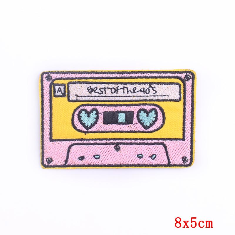 New Jackets Hats Diy Cartoon /Personalized Letter Slogan Embroidered Patches Iron On Patches For Clothing Thermoadhesive Patches
