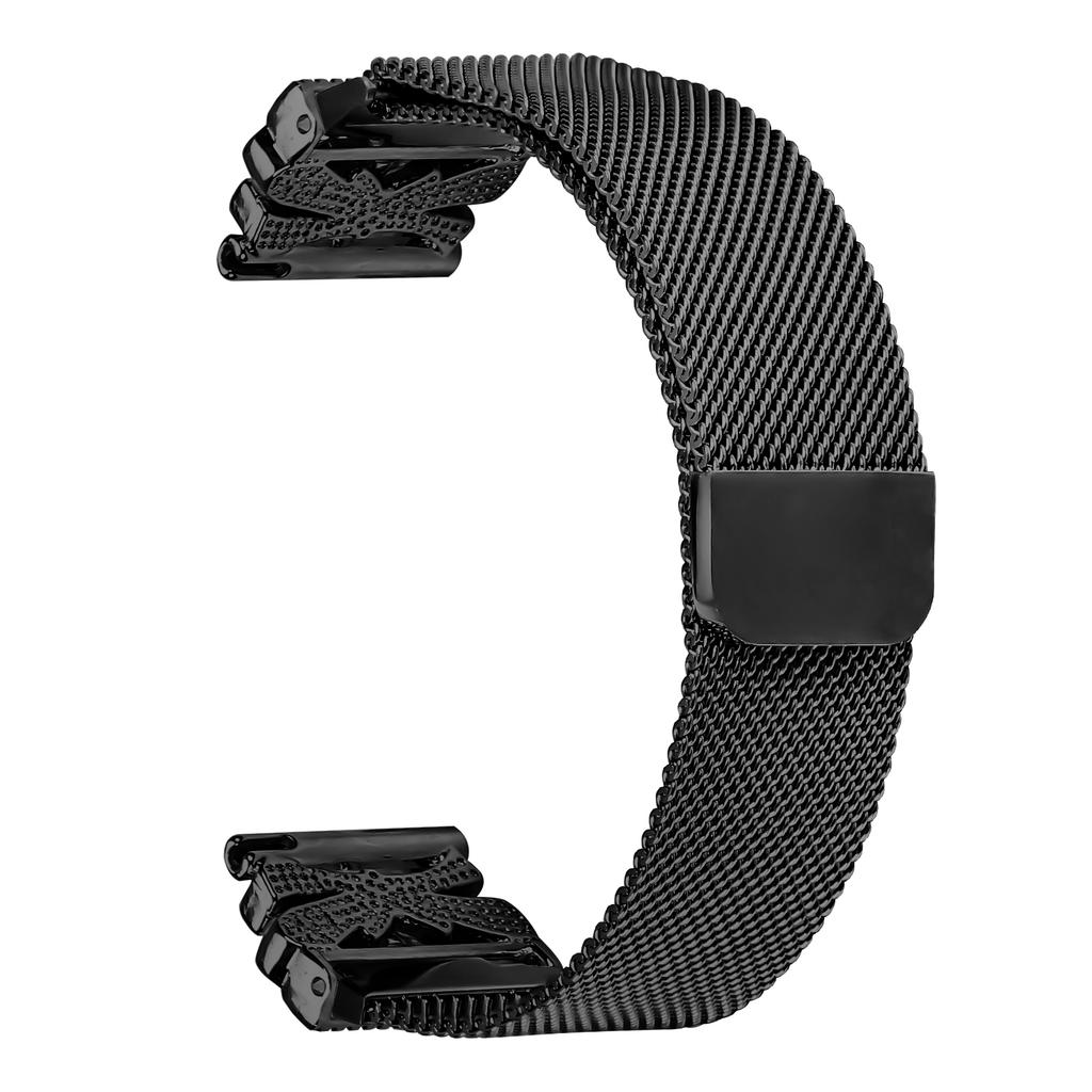 Metal Strap for Garmin D2 Air X10/Bounce Milanese Watch Band Butterfly Decor Electroplating Color
