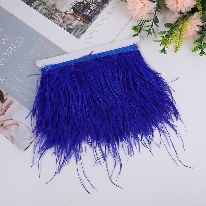 Natural Ostrich Feather Ribbon 1/5/10M, 10-15Cm Multicolor For Diy Crafts, Carnival Decor, Stage Show, Ready Stock, Factory Dire