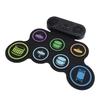 Electronic Drum Set Rechargeable Portable Silicone 9 Drums Practice Pad with Drumsticks Headphone Jack Built in Dual