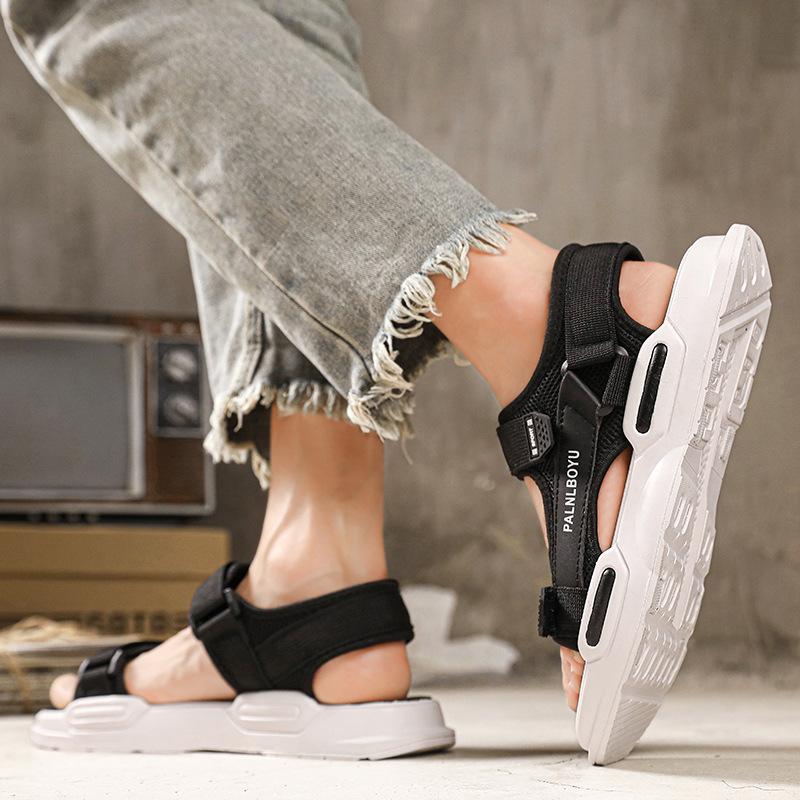 Letní nová móda pánské sandály všestranné plážové sandály retro trend lehká měkká podrážka velkoobchod