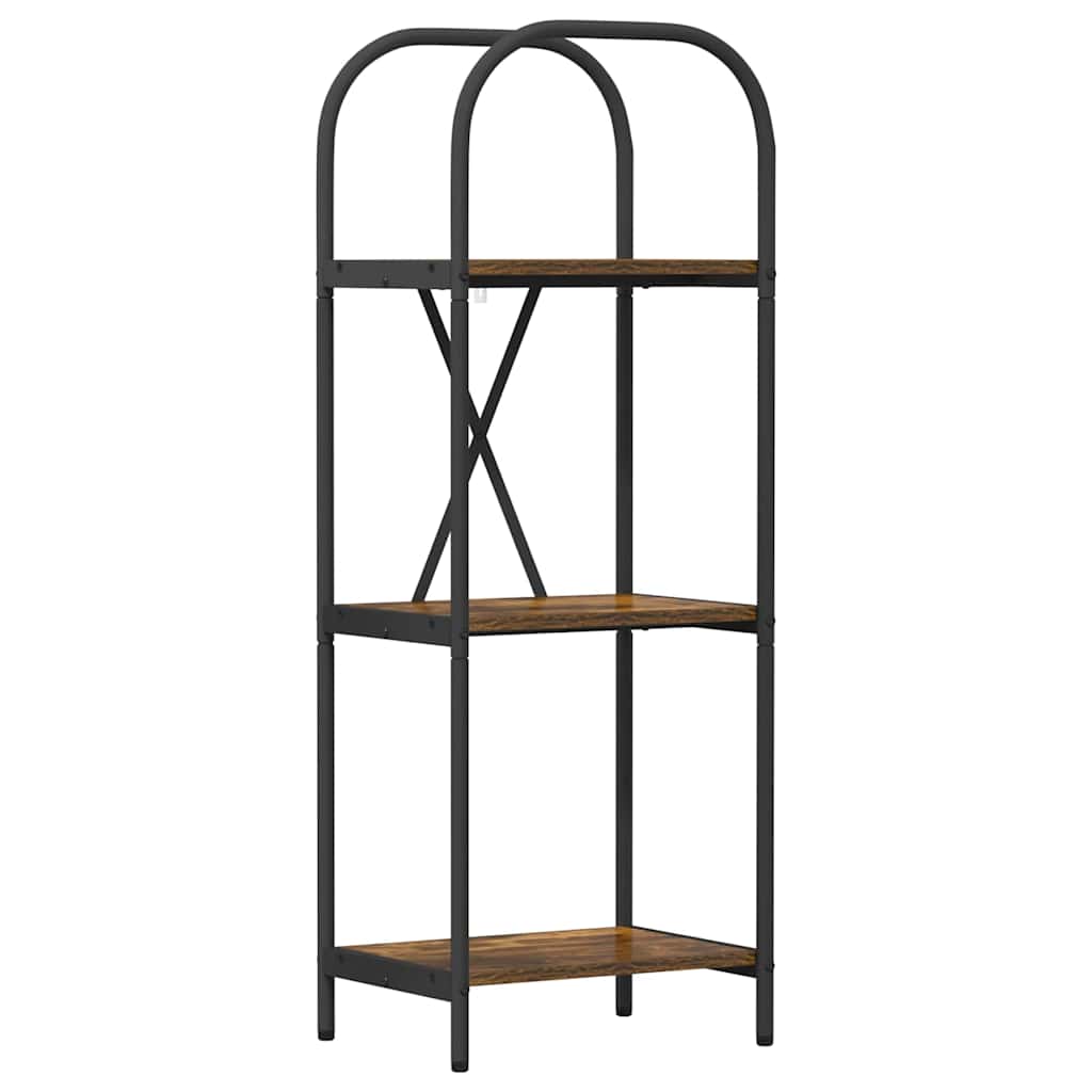 Bücherregal Geräucherte Eiche 40 x 30 x 109 cm Spanplatte