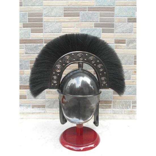 Medieval Antique HBO Roman Helmet Armor Knight Replica With Plume Gift