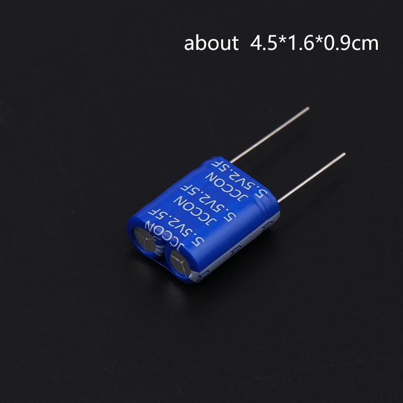 1PC Metal Super Capacitor Farad Combination Double Layer For Drone Car Recorder 5.5V 0.47F 1F 1.5F 2.5F 3.5F 5.0F 10F Capacitor