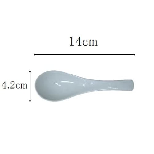 Outlet Set of 5 Commercial-Grade Ceramic Spoons (No Returns)