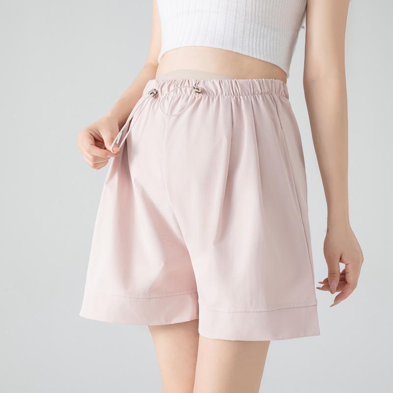 Maternity Summer Lightweight Fashionable Petite Casual Shorts with Comfortable Waist M розовый