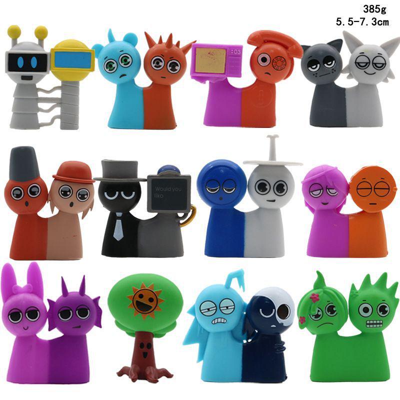 Sprunki Rhythm Music Box Figurine - Game Model Toy for Kids