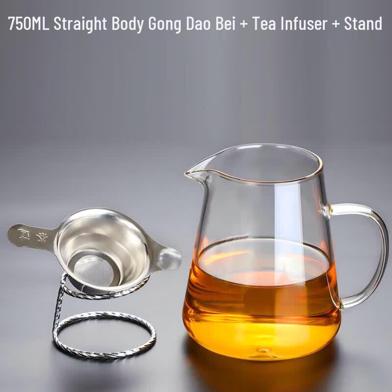 Qiwei Heat-Resistant Borosilicate Glass Fair Cup