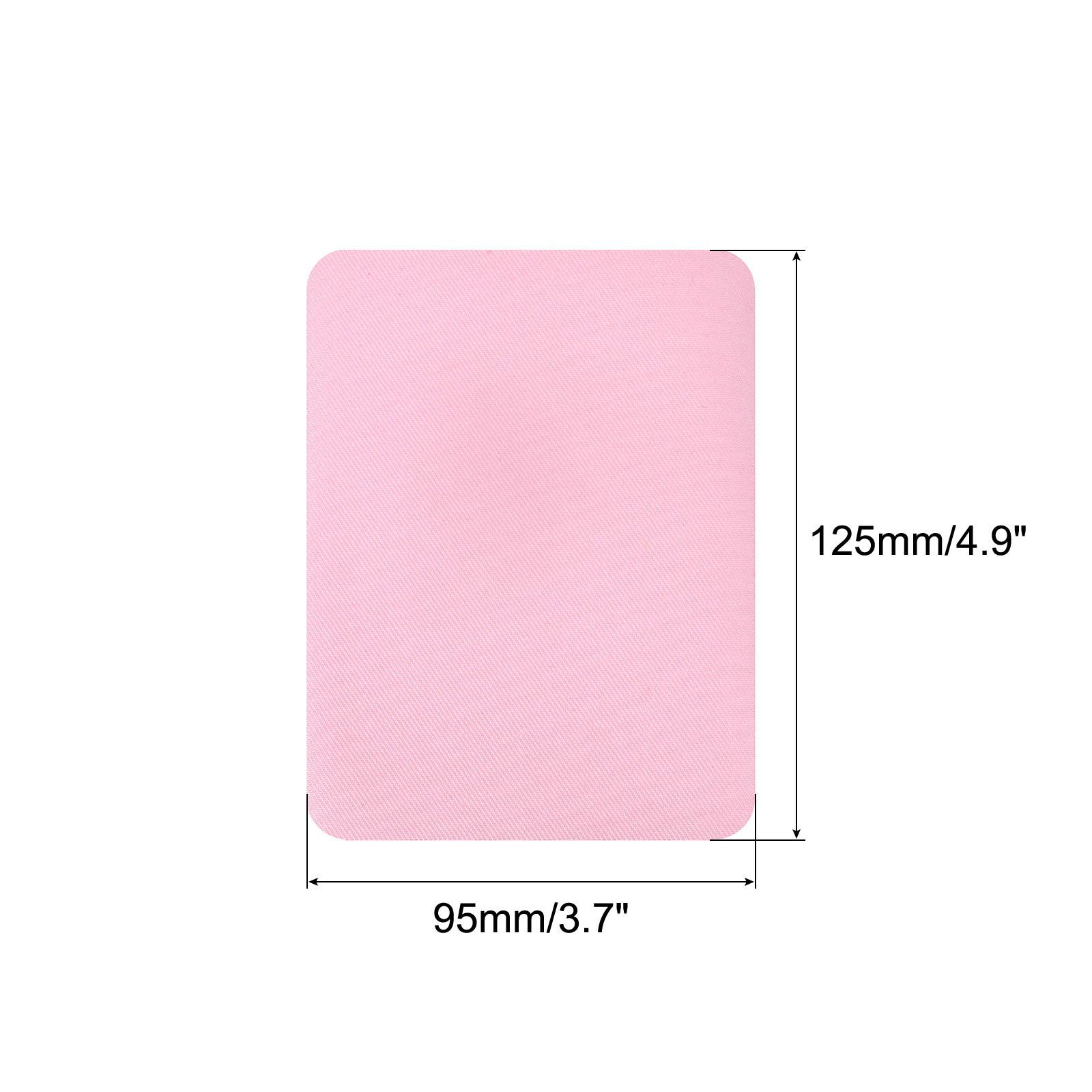 

20 шт. пришивных заплаток для ремонта одежды, заплатки для ремонта ткани, пришивной ремонтный материал, светло-фиолетовый 4,9 x3,7 для ремонта одежды светло-розовый