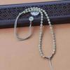 Handmade Woven Jade Pendant Necklace