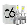 H7 300w Pair 36000lm Cob Led Headlight Bulbs Kit Highlow Beams 6000k White Lamp