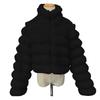 Women's Fashionable Warm Long Sleeve Solid-Color Furry Coat