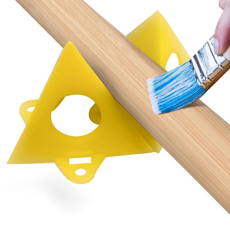 10Pcs Plastic Pyramid Stands Set Triangle Paint Pads Non-Stick Painting Feet Pad Cone Stands For Carpenter Painter Accessories