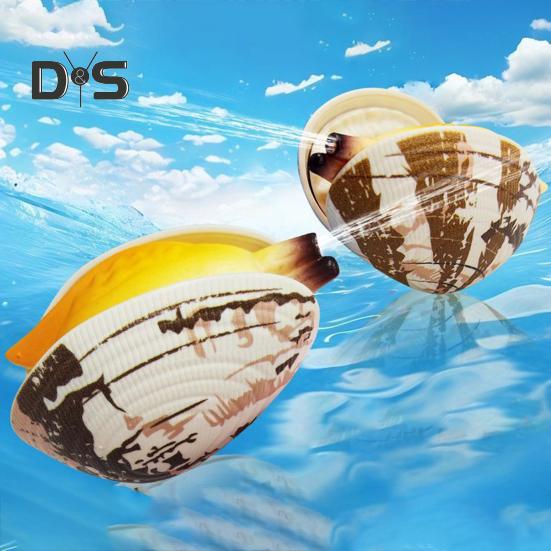 Muschelförmiges Wassersprühspielzeug für Streiche für Erwachsene, Sommerspaß, starker Sprühnebel, originelles Strandparty-Geschenk für Partys mit Freunden