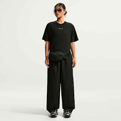 Nike Sportswear Knitted Sweatpants Women s Black/Black/White Moderate XS