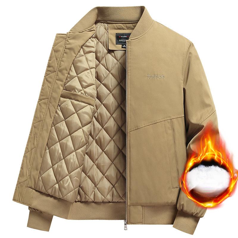 Casual Cotton-padded New Thickened Jacket Autumn and Winter Coat