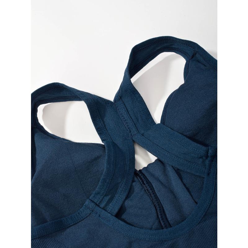 Plus Size Sports Bra, Back Beauty Design, Push Up Anti Saggy Yoga Bra, Seamless Fitness Running Workout Bras for Women