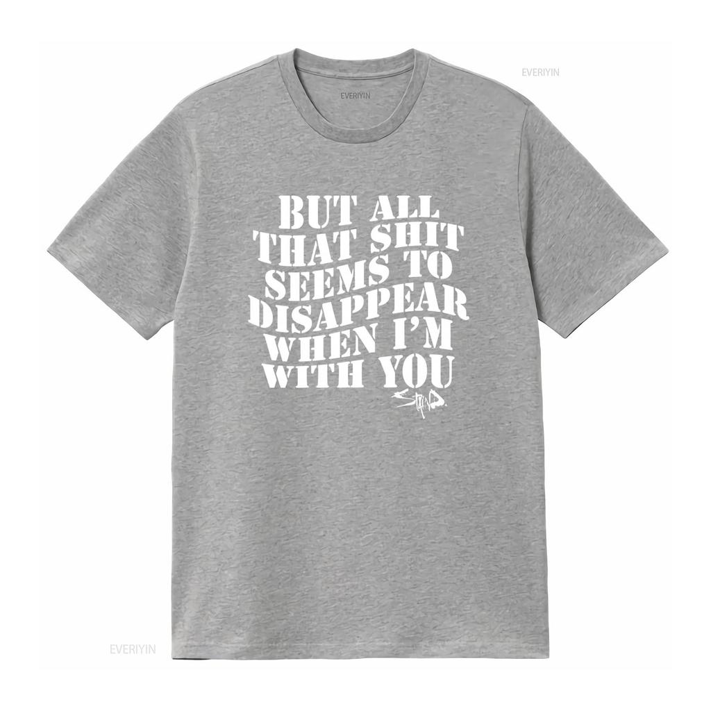 2023 Adult Staind Rock Band Merch Black T Shirt Its Been Awhile Song Lyrics Quote Tour Concert Aaron Lewis Acoustic Vintage