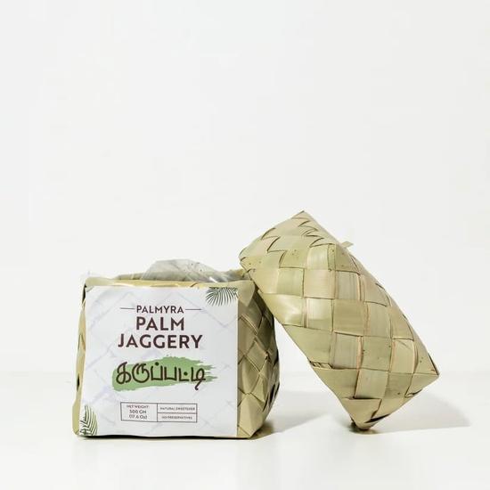 The Divine Foods | 100% Pure, Natural and Unrefined Palm Jaggery (Karuppatti) - 500 Gm