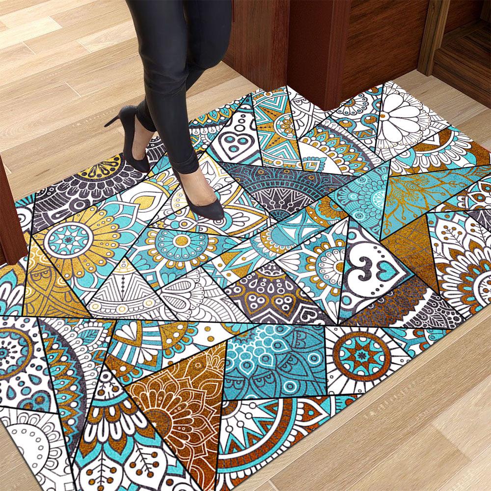 European Style Carpet Floor Mat Wear Resistant Bedroom Entrance French Floor Mat