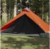 VidaXL 1-person Grey-orange Camping Tent 255x153x130 Cm