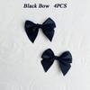 Ballet Ribbon Bow Cake Topper Pink Black Bow Cake Decor Love Couple Cake Topper Wedding Valentine's Day Dessert Decor Girl Favor