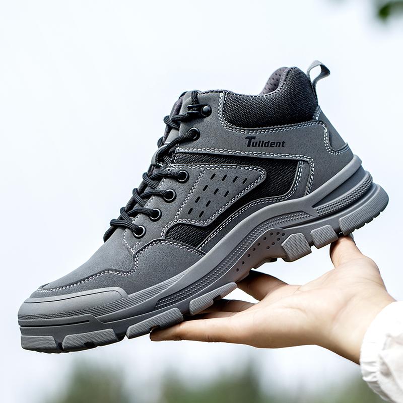 Safety Shoes Men With Steel Toe Cap Anti-smash Men Work Shoes Sneakers Light Puncture-proof Indestructible Shoes Dropshipping