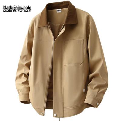 Mark Fairwhale Men's 2025 Autumn American Retro Lapel Jacket