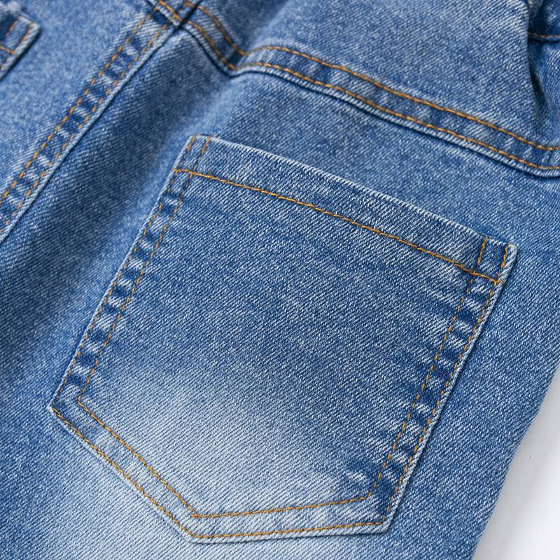 Skinny Jeans für Mädchen mit Schmetterlingsstickerei