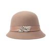 Autumn and Winter New British Celebrity Wool Top Hat Elegant Retro Basin Hat Versatile Fisherman Hat Children Age Reduction