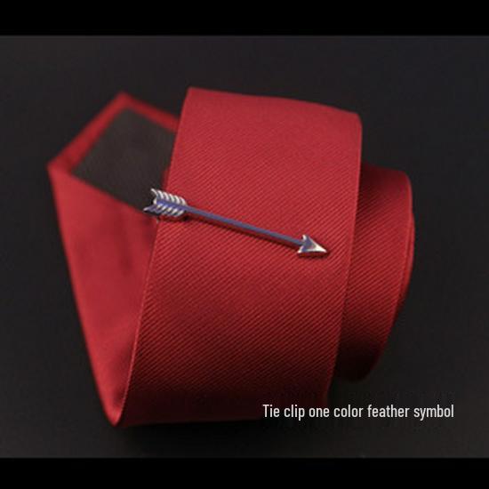 Men's Stylish Silver & Gold Tie Clip Set - Modern, Sleek Designs