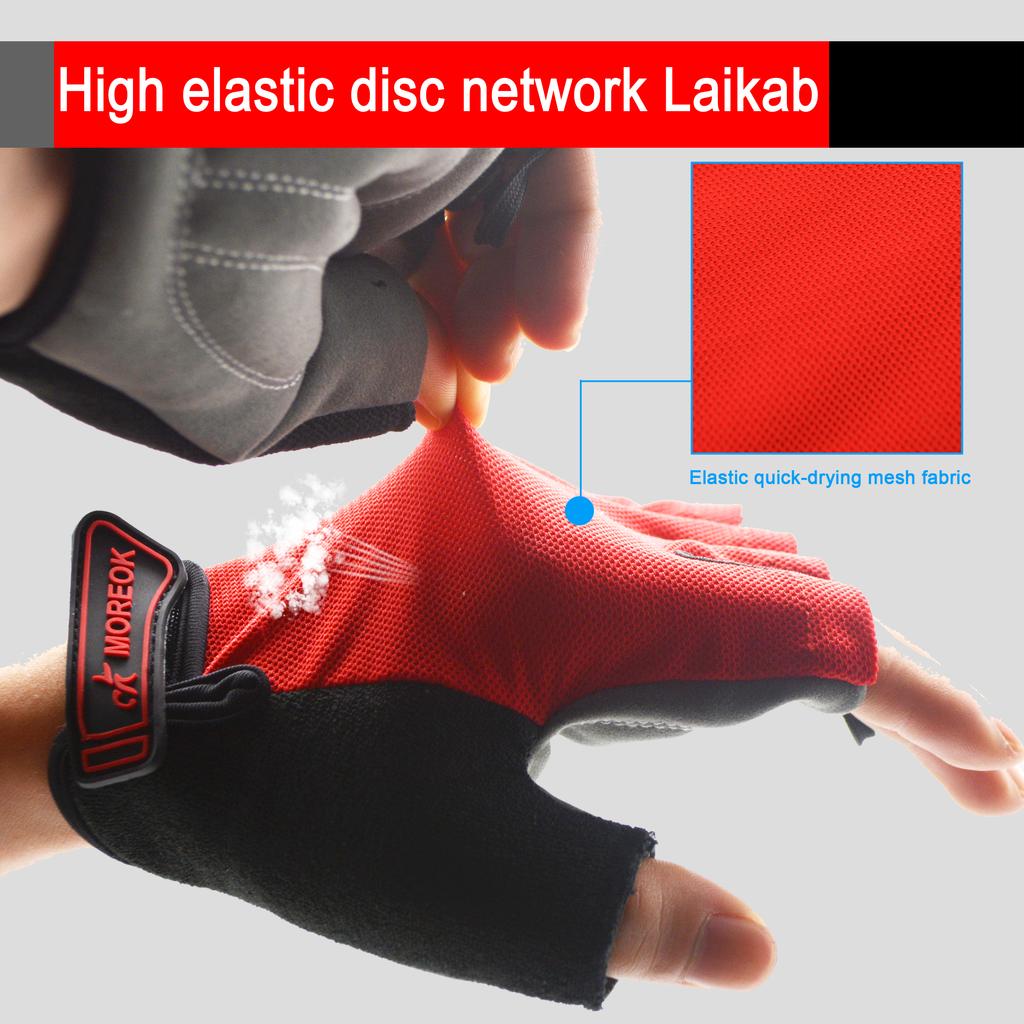 Man Woman Gym Cycling Gloves Breathable Anti-Slip Road MTB  Bicycle Gloves Summer Half Finger Outdoor Riding Sport Bike Gloves