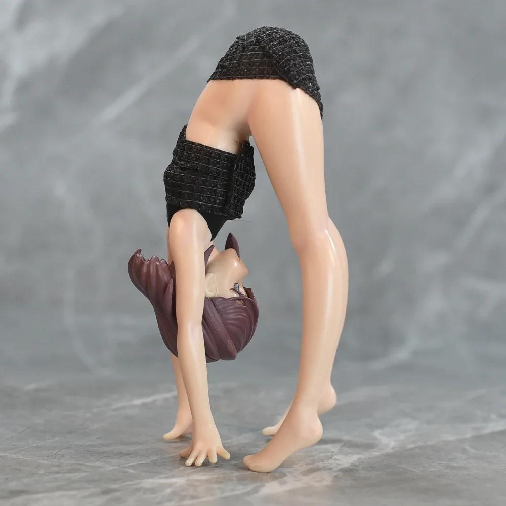 Aixlan Hentail Figure Yuririn 14cm Sexy Handstand PVC Action Figure Matte Paint Adult Anime Girl Statue Collectible Figurine