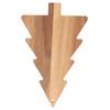 Xmas Tree Shaped Cutting Board Wooden Food Bread Serving Tray Sushi Board for Restaurants Homes Hotels