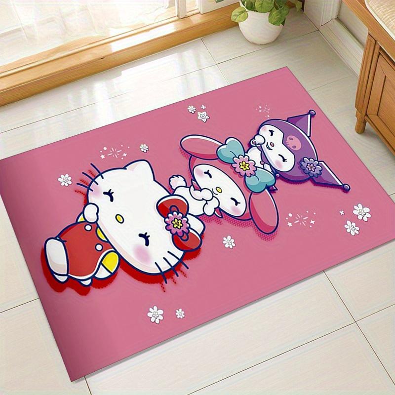 1 шт. Коврик с персонажами Sanrio Hello Kitty My Melody - Милый домашний декор, офисный ковер, уличный коврик, идея для подарка на день рождения Ideaz2721 60cm by 90cm