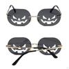 Cool Pumpkin Shape Sunglasses Hollow Small Shades Eyewear Eyeglasses Accessories Oval for Girls