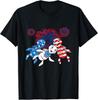 Sea Turtles 4th Of July American USA Flag Patriotic T-Shirt