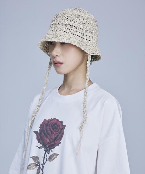 THE GREATEST String Bucket Beige