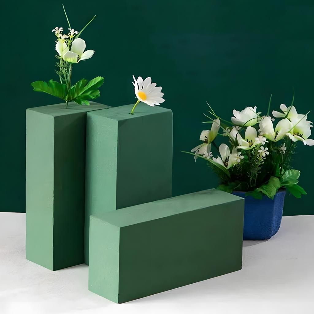 4 Bloemschikschuimblokken Voor Bloemschikbenodigdheden, Nat Bloemschikschuimblok Voor Verse Bloemen En Kunstbloemen