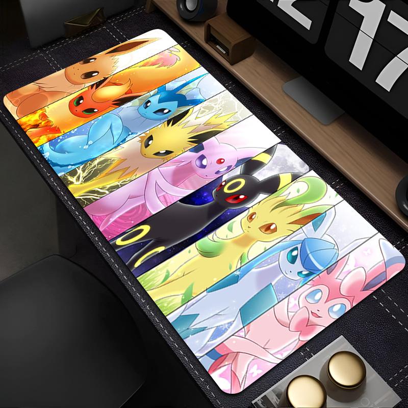 Mouse Pad Pokemon Computer Keyboard Pad Carpet XXLr Gaming Accessories Designed specifically Mousepad Big Gamer Desk Mat Table