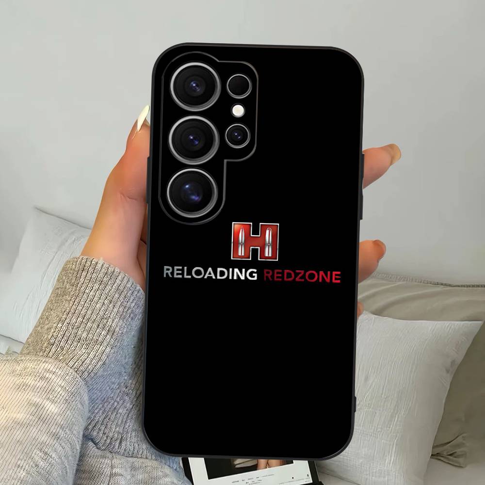 Coque de téléphone Logo Hornady Pour Samsung S 24 Fe 25 Ultra Plus 20 Lite 21 30 22 23 24 22 Ultra 5G Fundas