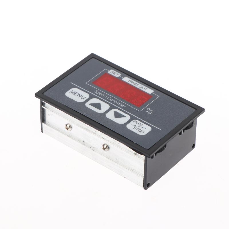 PWM Līdzstrāvas motora ātruma regulators Digitālais displejs Jaudas regulators Līdzstrāva 6-60V 30A Ātruma regulators Lēns starts Apstādināšanas regulators