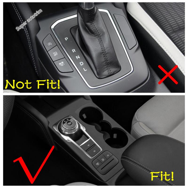 Central Console Gear Shift Panel Frame Decoration Cover Trim For Ford Focus MK4  - 2025 Stainless Steel Interior Accessories