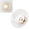 Modern Wall Sconce with Glass Lampshade Indoor Wall Lamp for Bedroom Living Room Hallway Hardwired 3000K Warm Light