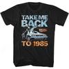 Fashion Hip Hop Streetwear Short Sleeve T Shirt Back To The Future T Shirt Graphic Print Women