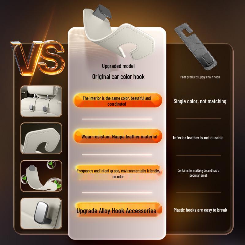 Interior Modification Kit: Lydo L90 Rear Seat Car Hook, 25 Models