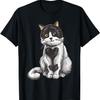 Black and White Cat. T-Shirt